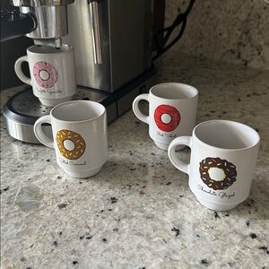 Donut Design Espresso Cups Set